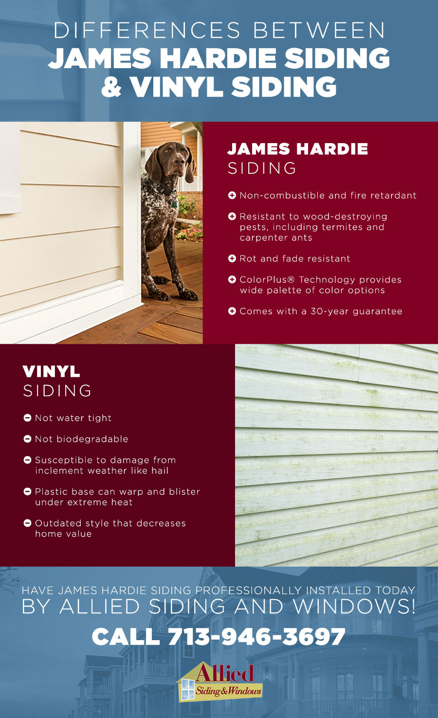 Differences Between James Hardie Siding & Vinyl Siding Allied Siding
